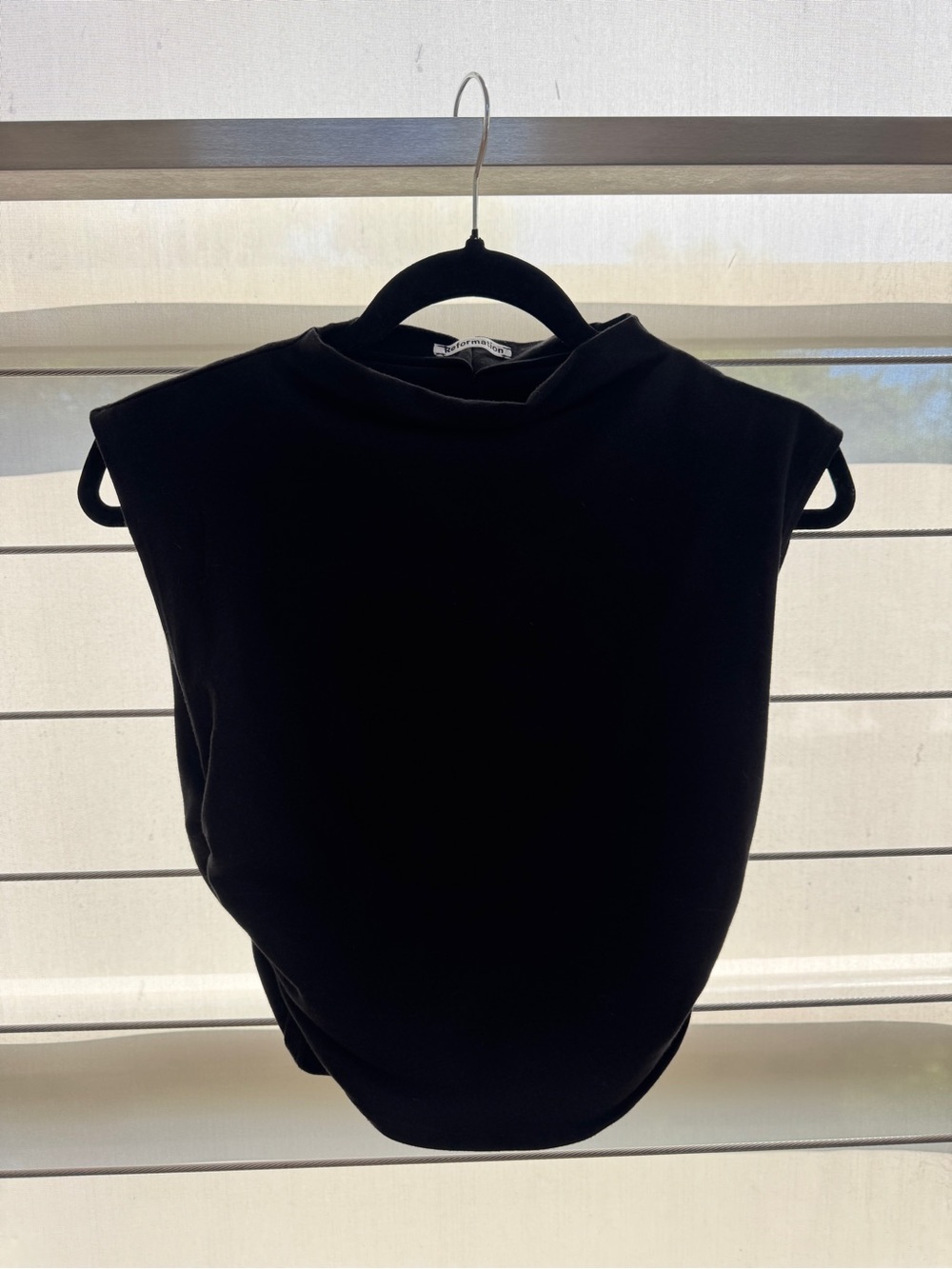 Reformation Lindy Ruched Crop Top - Picture 2 of 4